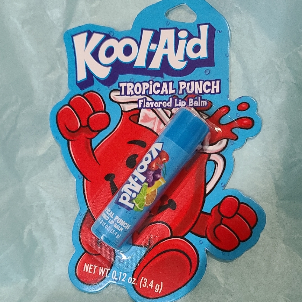 Tropical Punch Flavored Lip Balm - Blue NWT